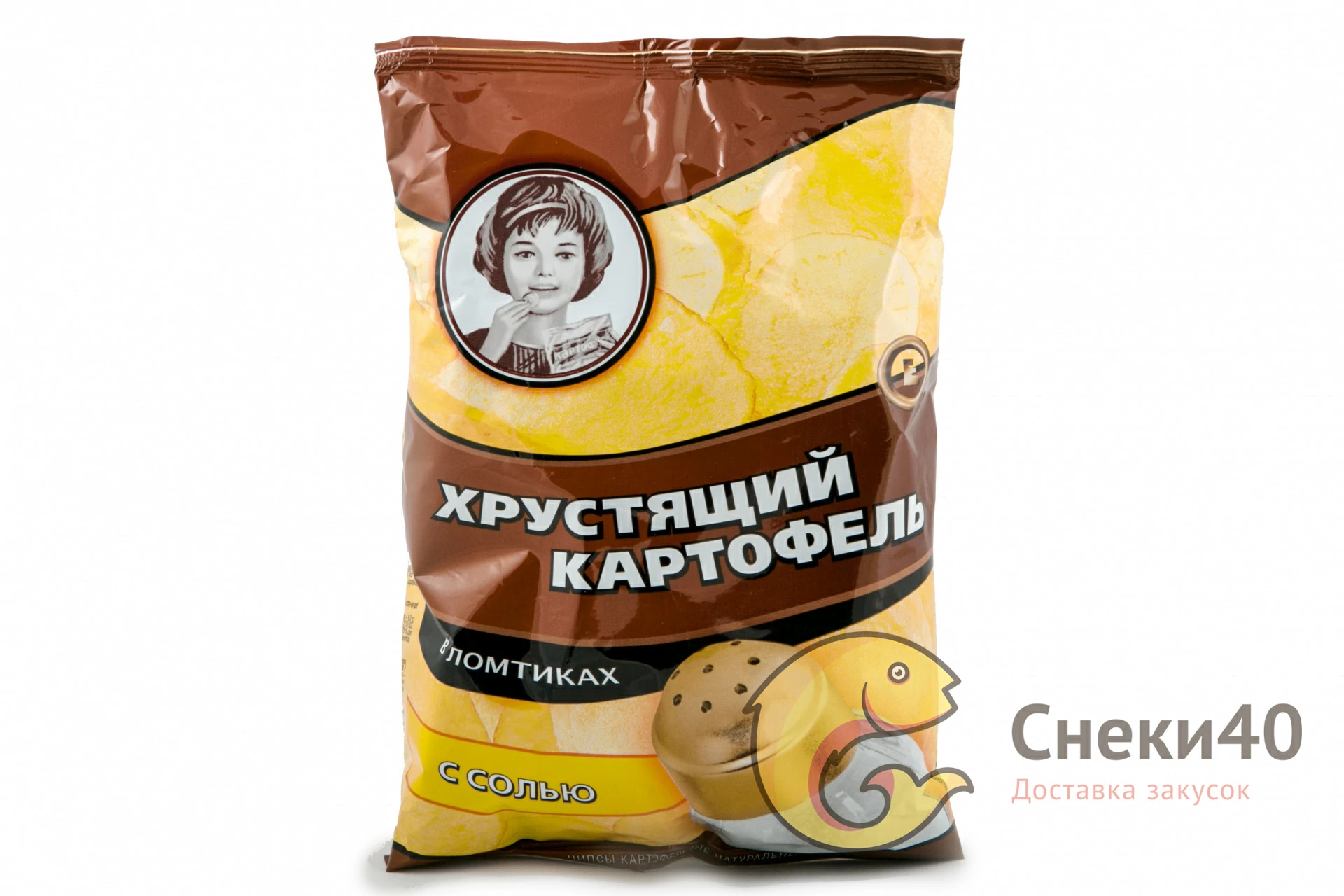 Чипсы Хрустящий картофель в ломтиках 70г Соль Чипсы Хрустящий картофель в ломтиках 70г Соль