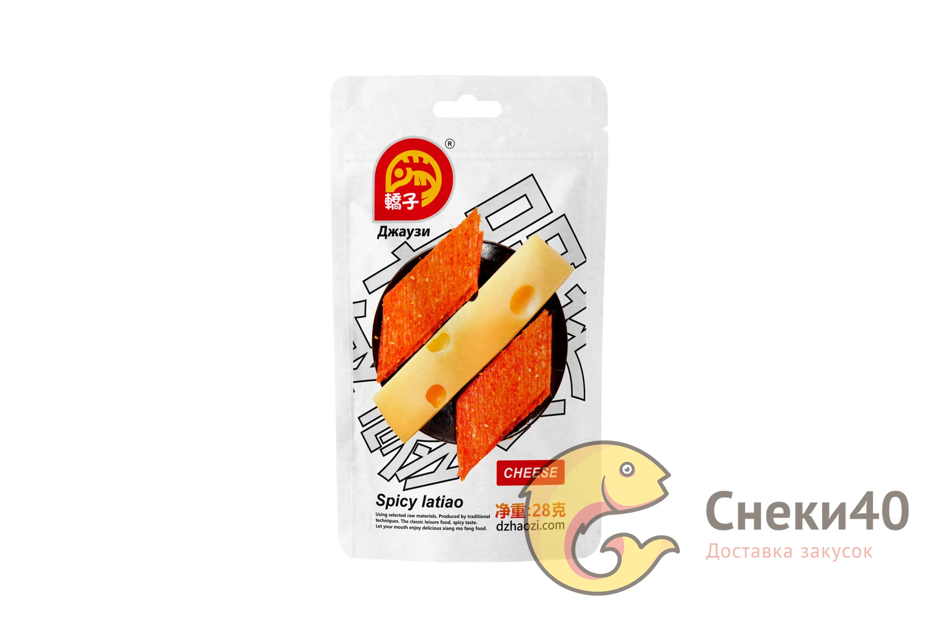 Джаузи "Палочки латяо со вкусом сыра" 28г Джаузи "Палочки латяо со вкусом сыра" 28г
