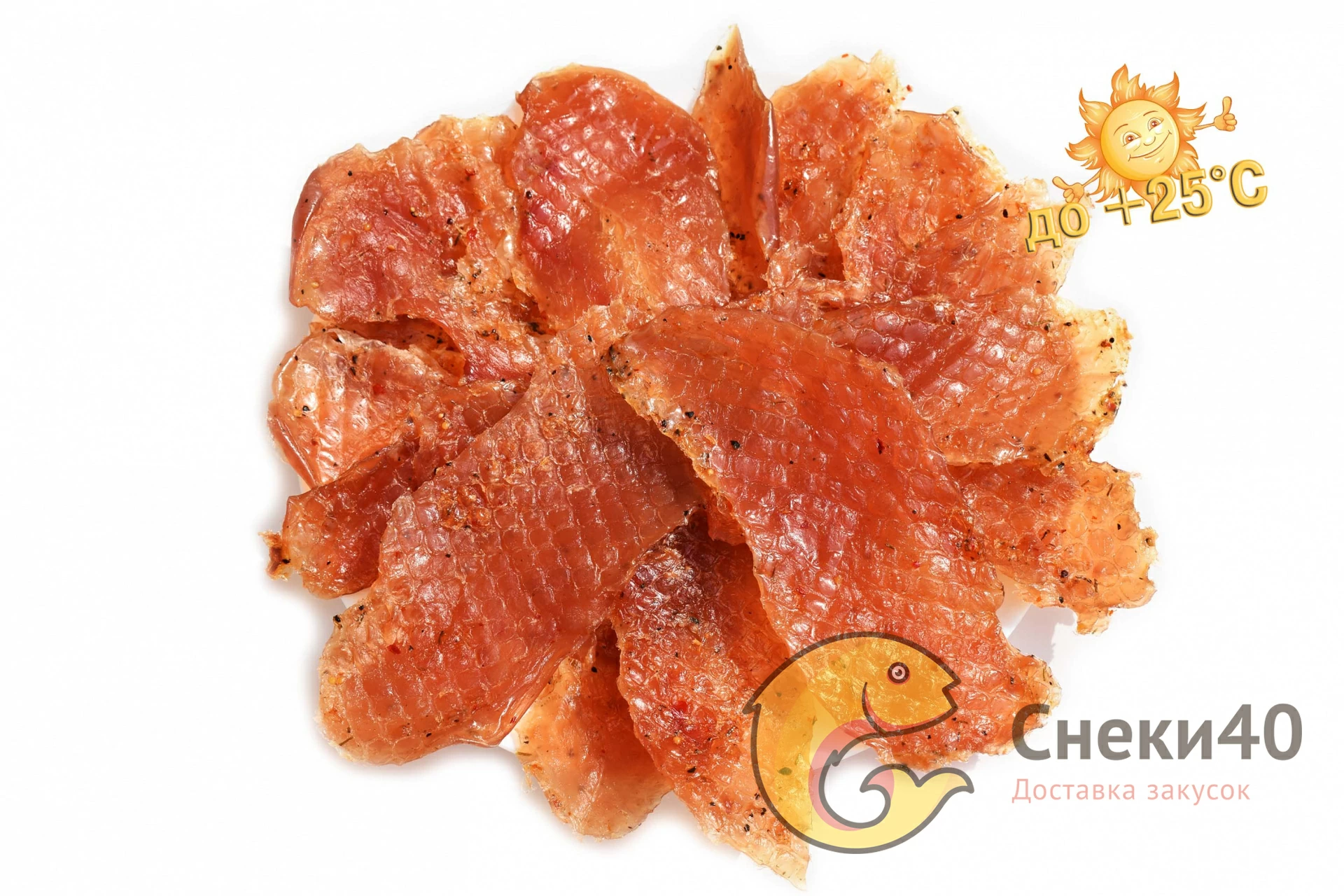 Курица ломтики вяленая "Богатый улов" 500г Курица ломтики вяленая "Богатый улов" 500г