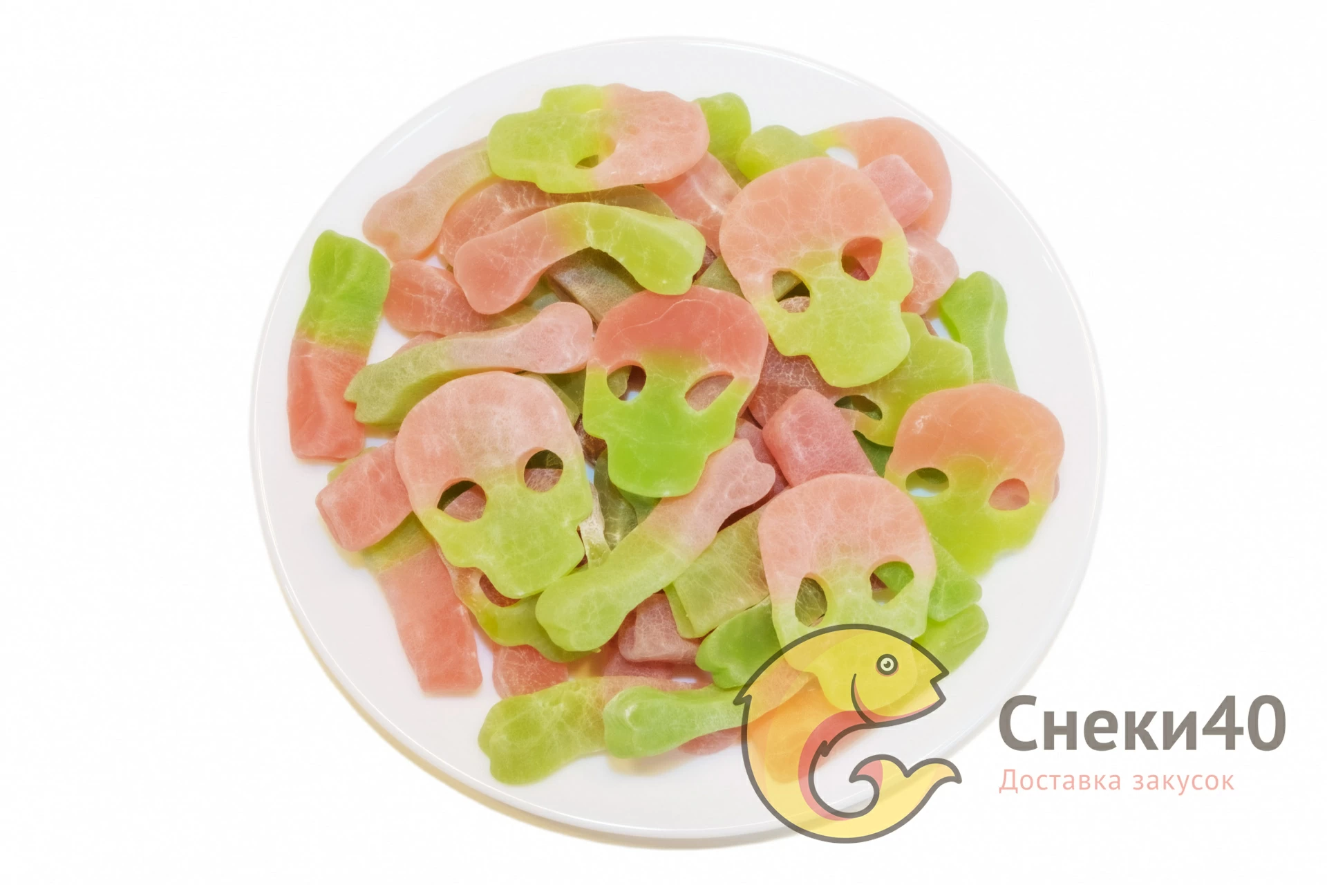 Жевательный мармелад КрутФрут 500г Черепа и Кости Жевательный мармелад КрутФрут 500г Черепа и Кости