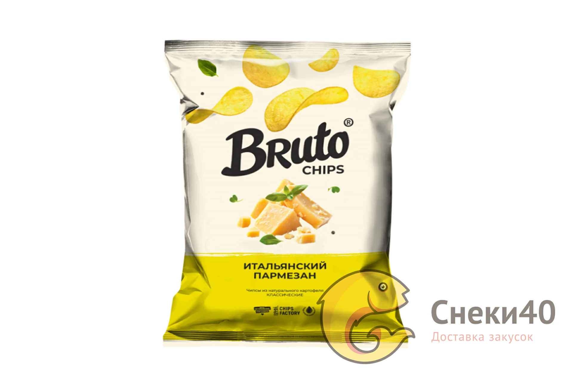 Чипсы BRUTO FLAVOR "Итальянский пармезан" 120г Чипсы BRUTO FLAVOR "Итальянский пармезан" 120г