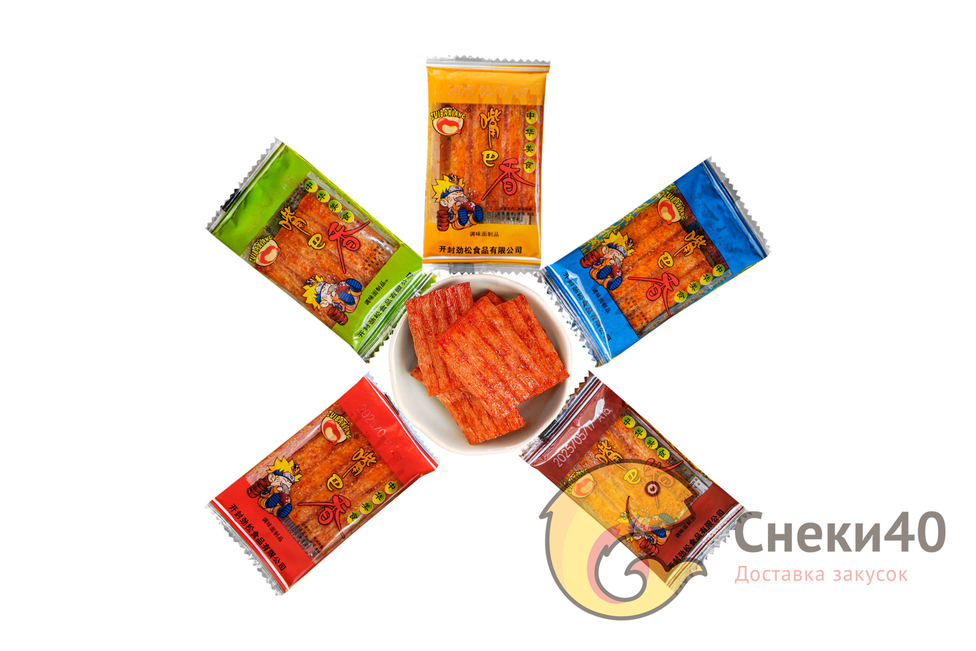 Соевое мясо Мини острые "Zuibaxiang" 4,58г (66шт) Соевое мясо Мини острые "Zuibaxiang" 4,58г (66шт)