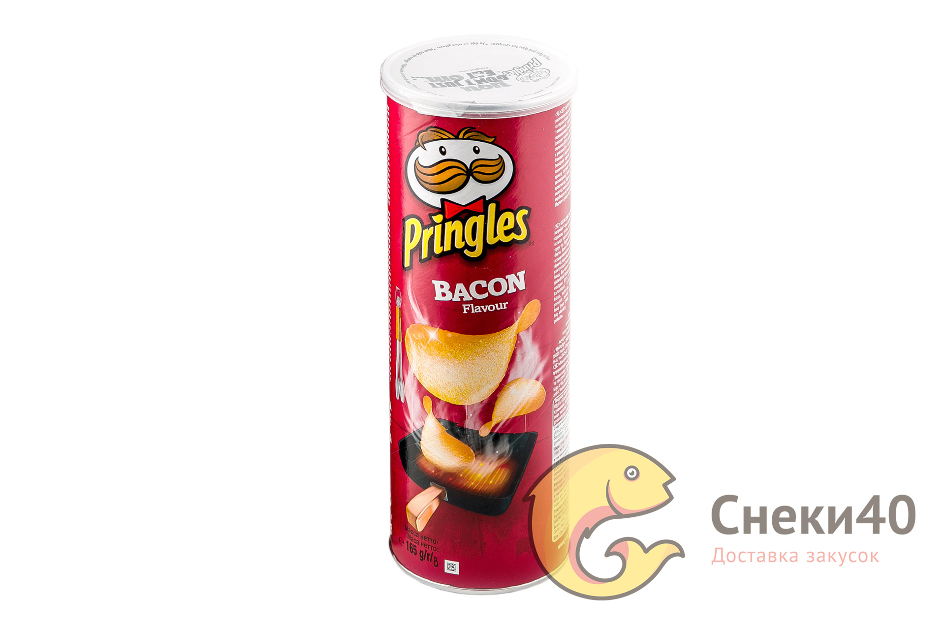 Чипсы "Pringles" 165г Бекон Чипсы "Pringles" 165г Бекон