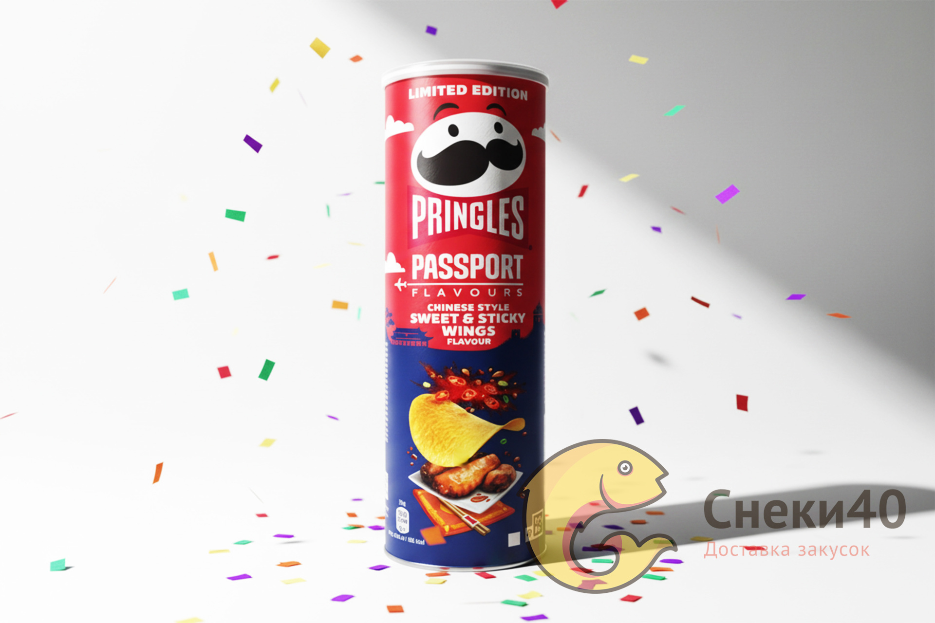 Чипсы "Pringles" 165г Sweet Sticky wings сладкие крылышки Чипсы "Pringles" 165г Sweet Sticky wings сладкие крылышки
